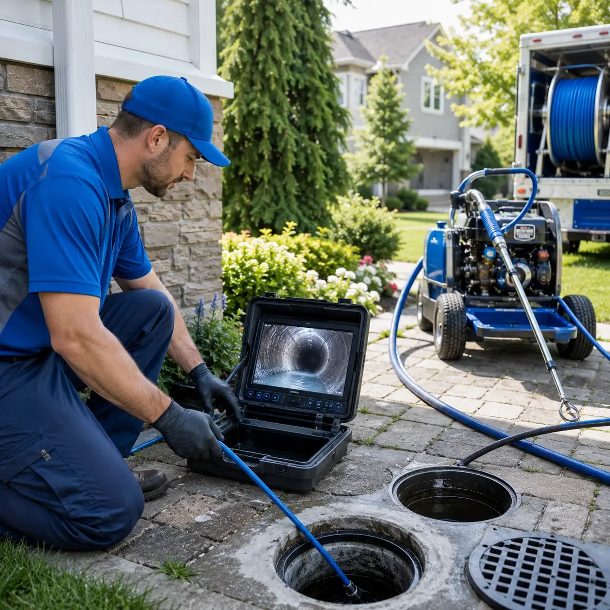 Outdoor drain cleaning professionals serving South Acworth, NH